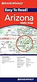 Front cover for the book Rand McNally Easy-To-Read State Map: Arizona by Rand McNally