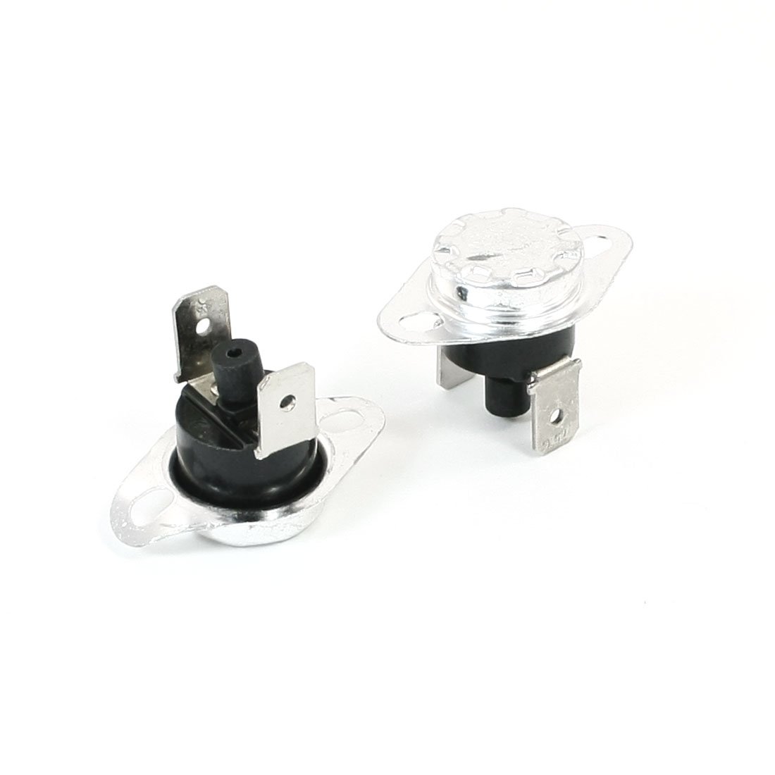 sourcingmap 250V 10A NC 75C Manual Reset Temp Switch Thermostat KSD301 2 Pcs