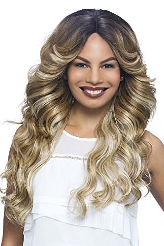 Vivica A Fox Hair Collection Glam Deep Lace Front, New Futura Synthetic Fiber Wig in Color, P4/27/30, 13.1 Ounce