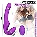 Best Vigina Strapless Vibrartor Women 9 Speed Double ViBrantor Lesbian Remote Control Adult Sexy Toy for Female Couples,Purplethumb 3