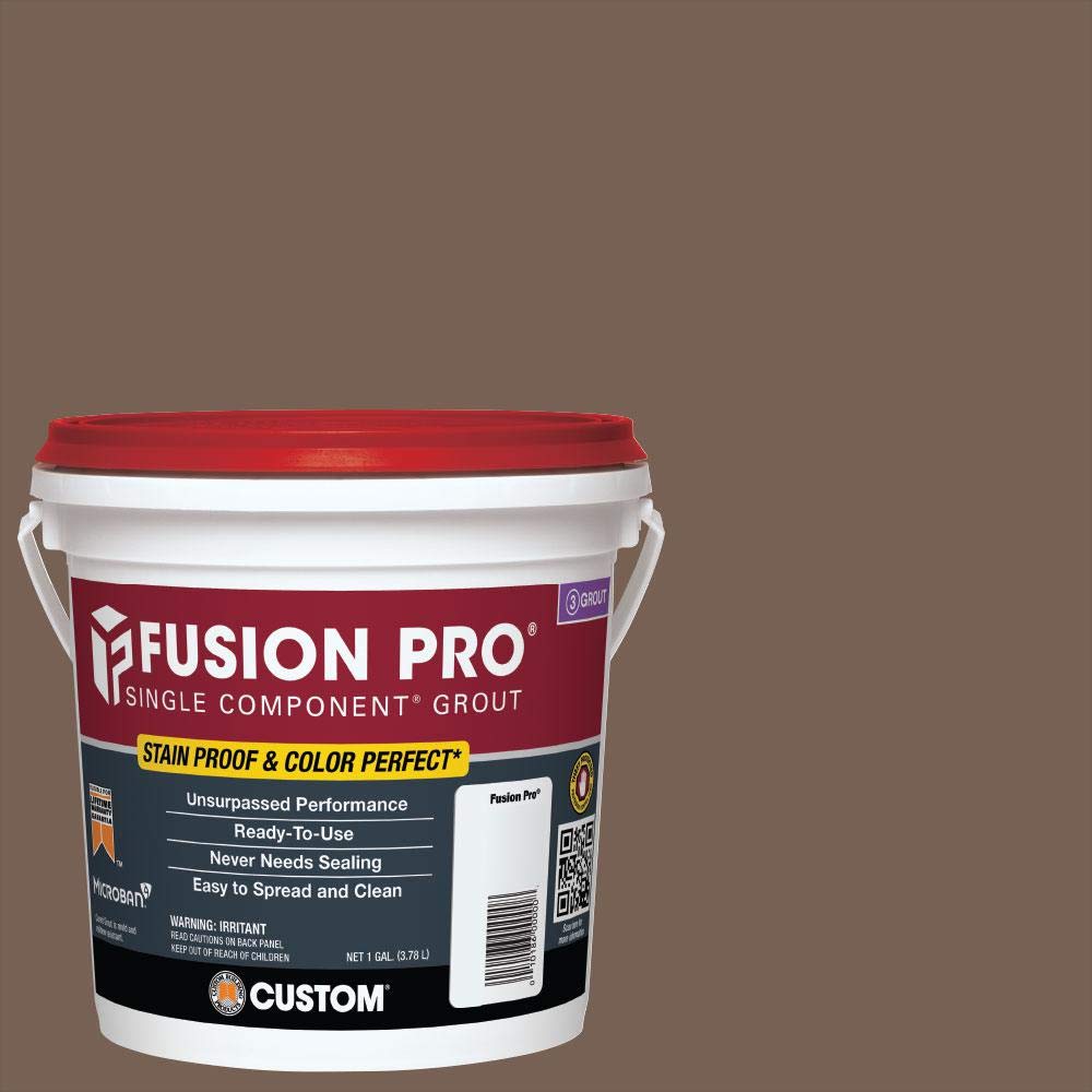 Custom 221334 FP521-2T 1G Tobacco Brown Fusion Pro Single Component Grout