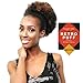 GLAM21USA Afro Puff Drawstring Ponytail Retro Kinky Curly Ponytail Wig Clip in Bun Hair Piece for Black Women Synthetic Hair Extension (MEDIUM, 2 (Dark Brown))