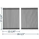 SHINESTAR 17-1/4 x 13-1/4 Grill Grates Replacement for Charbroil 463411512, 463411911, Master Forge 1010037 Grill Parts, Kenmore 122.16134110, Nexgrill 720-0719BL, Porcelain Steel Grates(SS-KW009)