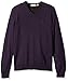 Calvin Klein Men's Merino Solid V-Neck Sweater, Amet Mouline, Medium