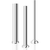 Wutfly 3 Size Stainless Steel Sausage Stuffer Tubes Kit | Replacement Funnels for LEM Sausage Stuffers (Includes 3/4", 1/2", 3/8" Sizes)
