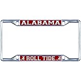 NCAA License Plate Frame Silver