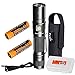 Fenix UC35 V2.0 1000 Lumen Rechargeable Tactical Flashlight with Two Rechargeable Battery and Lumen Tactical Organizer