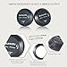 SUNYIN Acoustic Guitar Pickup,Piezo Transducer Contact Microphone Self-adhesive Easily AMP UP for Acoustic Classical Violin Ukulele Mandolin Banjo Cello Kalimba Drum (Black)