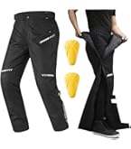 Amazon.com: ILM Detachable Winter Motorcycle Riding Pants Men CE 2