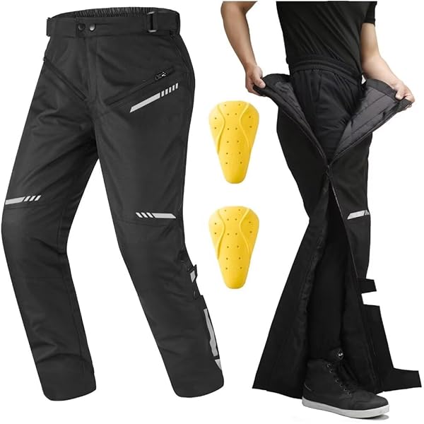Amazon.com: ILM Detachable Winter Motorcycle Riding Pants Men CE 2