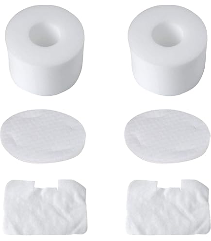 HQRP Kit Filtri Di Ricambio Per Aspirapolvere Shark Navigateur Deluxe (UV400/UV410) - 8 Spugne + 4 Feltri + 4 Feltri Scarico + Sottobicchiere Omaggio - 3