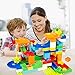 Victostar Marble Run Building Blocks Construction Toys Set Puzzle Race Track for Kids 97 Pieces