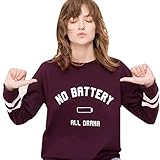 HOT, AIMTOPPY Women Casual Printed Letter Sweatshirt Long Sleeve Pullover Tops Blouse (M, Purple)