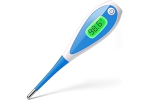 Boncare Thermometer for Adults, Digital and Oral Thermometer for Fever with 10 Seconds
