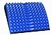 CalCore Lumbar Back Stretcher with Acupressure Nubs for PT and Lower Back Relief (Blue)