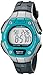 Timex Women's Ironman 30-Lap Digital Quartz Mid-Size Watch, Black/Silver-Tone/Blue - TW5K89300