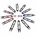 Timfany New Clippers Embroidery Sewing Trimming Fishing Snips Thread Beading Cutter Scissors Nipper Thrum Yarn Pack of 12