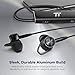 TaoTronics Active Noise Cancelling Headphones (15 Hours Playtime, 3.5mm Jack, Premium Aluminum Matte Black) (Renewed)