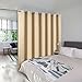 NICETOWN Sliding Door Blinds Window Treatment - Blackout Patio Door Curtain Panels, Privacy Thermal Drapes for Department with Grommet Top (Cream Beige, W100 x L95)