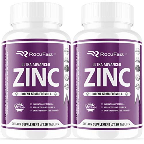 Advanced Zinc Gluconate Capsules (2Pack) Potent Immune Support with