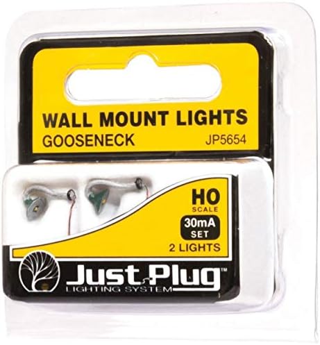 Woodland Scenics Woojp5654 Ho Wall Mount Lights Gooseneck (3)