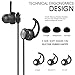 GV2 Stereo Earbuds, Wired Sweatproof Sport Earbuds, Earphones with Microphone and Noise Canceling Function for Running or Workout (JINUCN-GV2Black.)