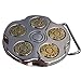 Little Hand Gun Revoler Spinner Bullet Barrel Mens Belt Buckles