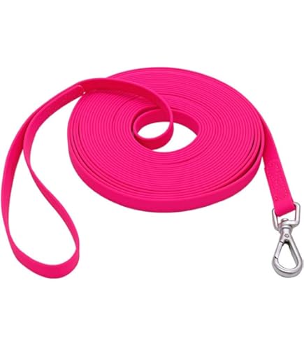 Long Dog Leash 100 FT: Heavy Duty Rope Leashes for Dogs Training with Swivel Lockable Hook