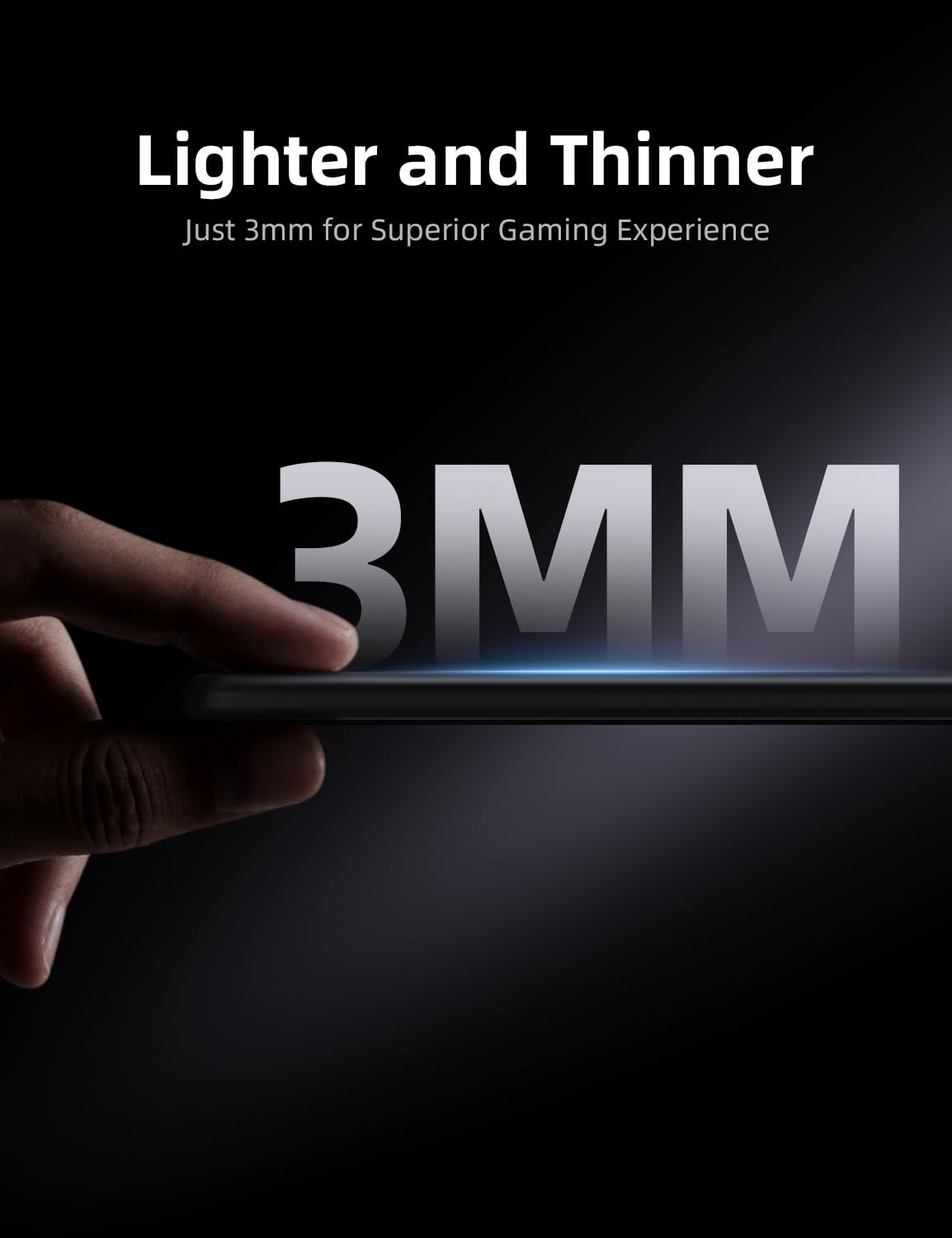 llano MP001 Tempered Glass Gaming Mouse Pad for FPS Gamers, 17.7”x15.8” Large Ultra-Smooth 0.85μm Micro-Etched Surface, 3mm Thick, Non-Slip Base, Compatible with Viper/G502, Large