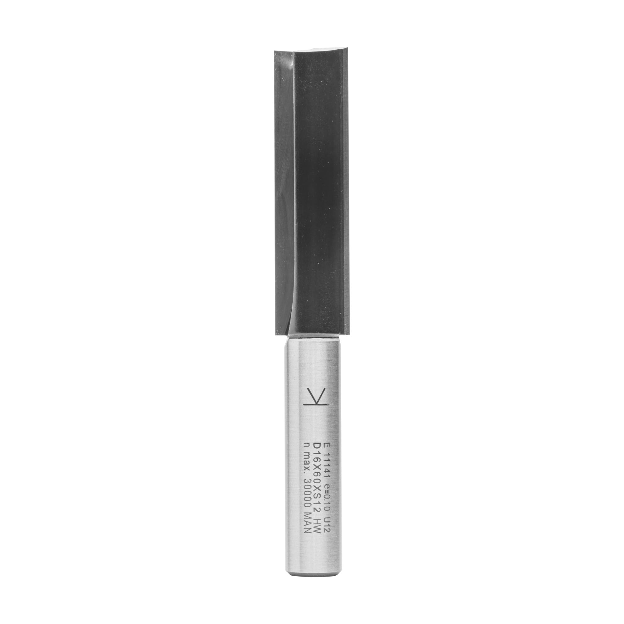 ENT 11141 Straight Cutter TC Shank (S) 12 mm, Diameter (D) 16 mm, NL 60 mm, SL 50 mm, GL 110 mm, with Tungsten Carbide TC Centre Tip