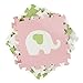 Tadpoles Baby Play Mat, Kid's Puzzle Exercise Play Mat – Soft EVA Foam Interlocking Floor Tiles, Cushioned Children's Play Mat, 16pc, Teddy and Friends, Pink, 50x50