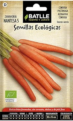 Semillas Ecológicas Hortícolas - Zanahoria Nantesa 5 - ECO ...