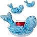 Premium Inflatable Drink Holder (Whale) - 3 Pack of Pool Drink Holder Floats, Unique Drink Float Design, Fun Drink floaties for Adults / Kids, Floating Cup Holder coozie - inflables para Piscina