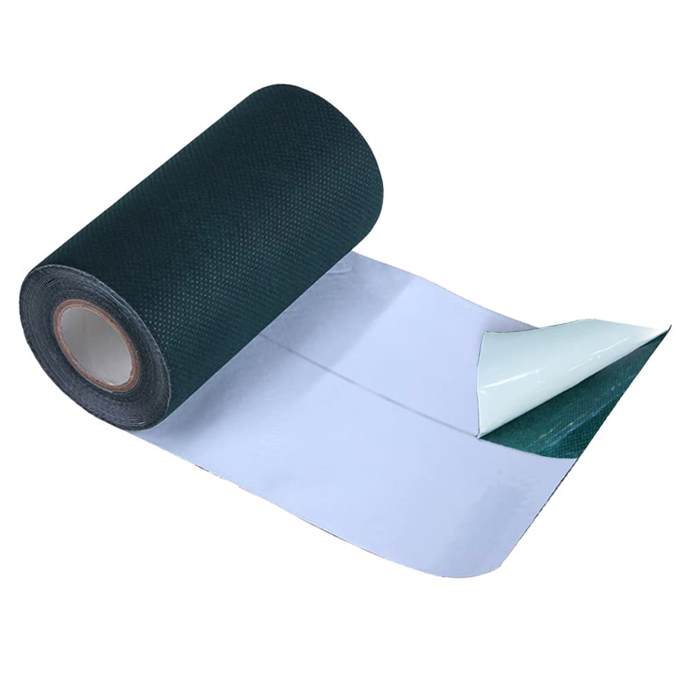 Artificial Grass Joining Tape, Centre Peel Off Fake Grass Self Adhesive Lawn Tape Seaming Tape for Connecting 2 Pieces Turf Carpet, 15cm x 5m