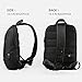 GWELL Unisex Anti Theft Single Shoulder Laptop Backpack Waterproof Coss-body Sling Bag with USB Charging Port