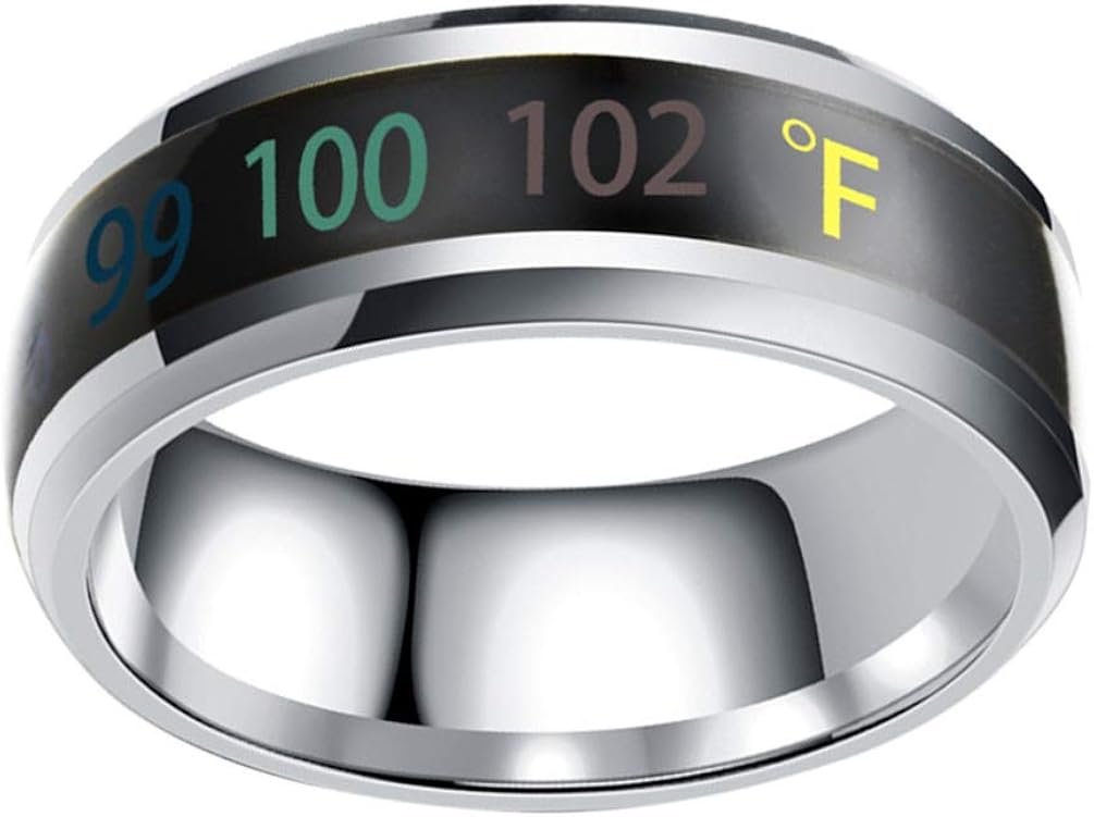 Happyyami Fahrenheit Temperature Control Ring Digital Thermometer Body