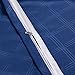 Bedsure Duvet Cover Set with Zipper Closure-Navy Diamond Pattern, Full/Queen (86