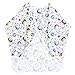 Langsprit Baby Bib with Sleeves-Waterproof Long Sleeve Bib for Babies/Infant/Toddler Smock Baby with Pocket(6-24 Months),Planet