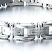 Exclusive Stainless Steel Man Jewelry Cross Link Bracelet for Men 8.85 Inches