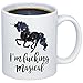 Awesome Unicorn Mug - I'm Fcking Magical Coffee & Teacup - 11oz Ceramic Magic Cup - Great Unique Gift Idea For Fathers, Mother, Sons, Daughters, Friends, Him or Her