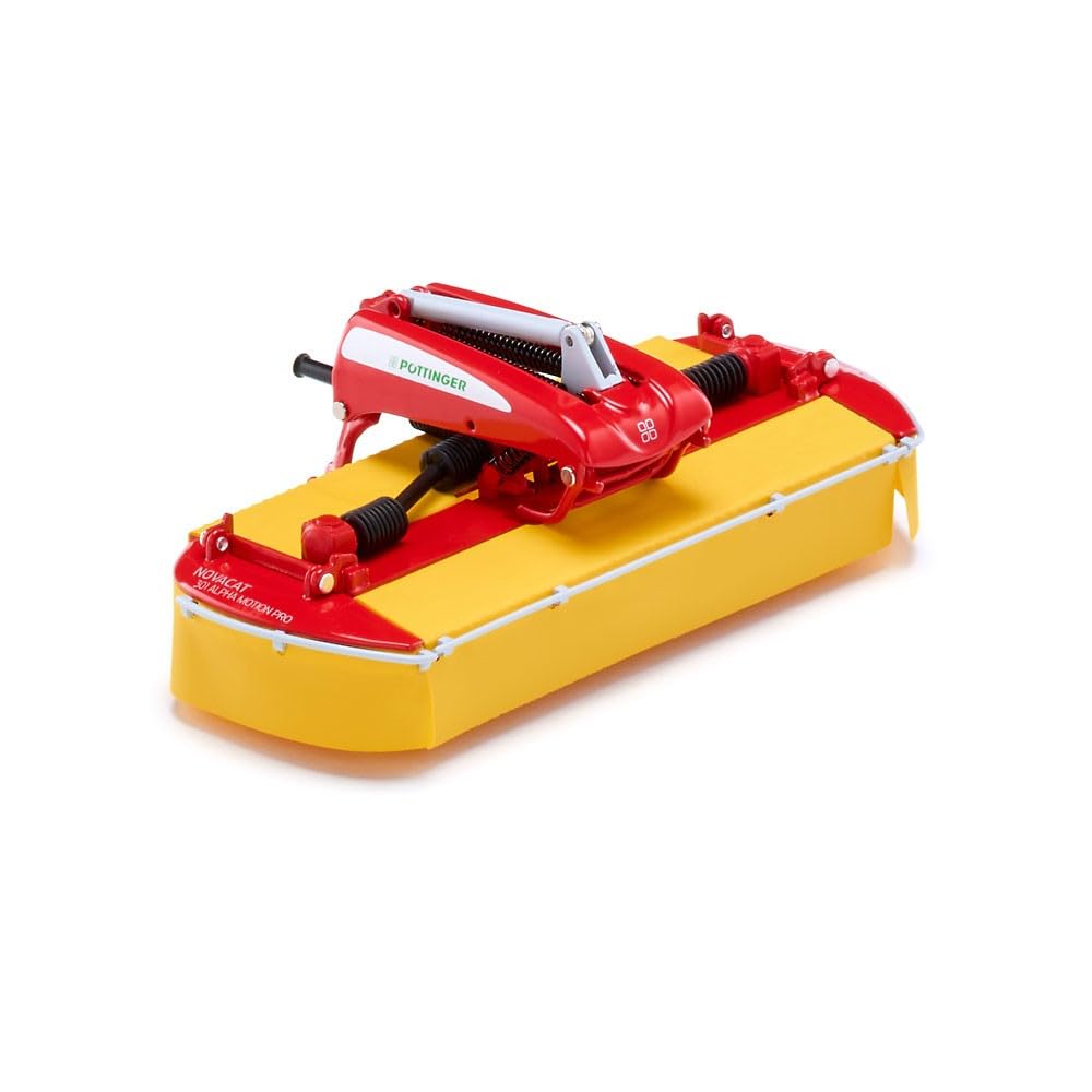 WIKING 077862 Pöttinger Novacat Front Mower, 1:32, Model, Metal/Plastic, For Ages 14+, Multiple Features, Movable Side Protection, Authentic Details