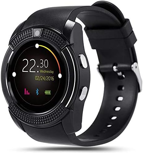 Yumato H8 Analog Digital Smartphone Watch with Touch | Camera | Sim Card Slot Compatible with All Smartphone Device (Assorted Colour)