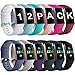 Ouwegaga Compatible for Fitbit Charge 3 Bands for Women Fitness Wristbands Small 12 Packs