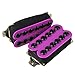 BQLZR Rose Red High Output Invader Humbucker Ceramic Magnet Electric Guitar Neck Bridge Pickup Set