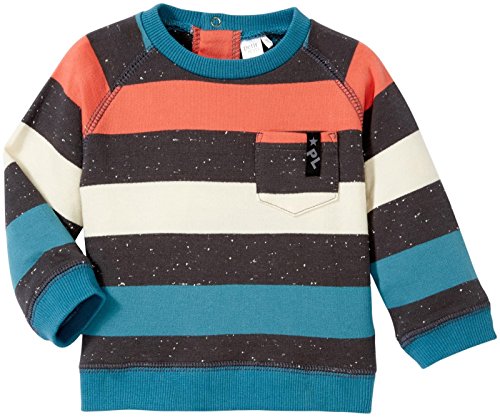 Petit Lem Baby Boys' Magic Circus Tee, Gray/Blue Gray, 3 Months