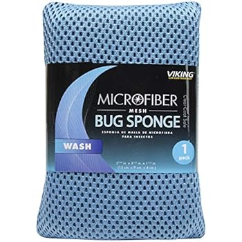 VIKING 845100 Mesh Bug Sponge Cleaning Wash Sponge - 4 Inch x 6 Inch