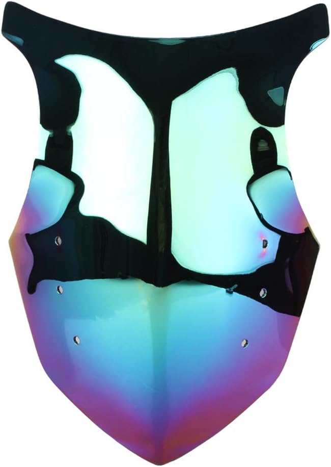 GZYF ABS Motorcycle Double Bubble Windshield Windscreen for Kawasaki Ninja 1000 Z1000SX 2011-2016, Deep Iridium