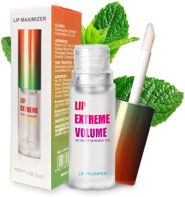 Volumizing Augmentation Plumping Serum Lip Gloss Chilli Cinnamon Safe Reversible as an alternative to lip fillers