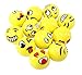 Z.H.B Assorted Big Happy Emoji Face Squeeze Balls For Stress Reducer / Anxiety Relieves (Perfect for theme party, birthday party) Fun Office Holiday Gift Stocking Stuffer