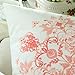 CaliTime Pack of 2 Cozy Fleece Throw Pillow Cases Covers for Couch Bed Sofa Vintage Mandala Snowflake Floral 18 X 18 Inches Peach Pink
